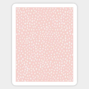 Pink Dalmatian Print Sticker